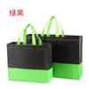 Nuevo en stock bolsa no tejida recubierta bolsa de compras portátil para ropa bolsa para llevar bolsa de estudio bolsa imprimible con logo