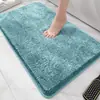 Suministro exclusivo transfronterizo de alfombrillas de baño de felpa de pelo largo altamente absorbentes, alfombrillas antideslizantes para inodoro, alfombrillas para pies de dormitorio y alfombrillas resistentes a la suciedad para puerta de entrada