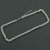 Cadena de hueso de serpiente con colgante geométrico personalizado, conjunto de cadena 0, cadena para el cuello, collar de cadena doble de tendencia de acero de titanio con viento europeo y americano