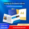 Envelope Envelope pasta ordem conjunta empresa contrato capa impressão documento envelope personalizado quarto cartão capa personalizada