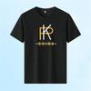 Camiseta de Verano 2024 de Moda para Hombre, Cuello Redondo, Estampada, Manga Corta, Suave y Cómoda, Talla Grande, Camiseta Básica Casual, Fresca y de Secado Rápido