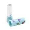 Tubo de batom infantil redondo tubo vazio produtos plásticos tampa de rosca concha de batom embalagem cosmética atacado