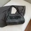 Bolso de Moda Gran Capacidad Bolso Tote para Mujer Bolso de Mano Retro Bolso de Hombro para Viajero con Letras Bolso de Axila Comercio Exterior Transfronterizo