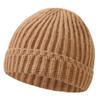 Gorro de lana para bebé, otoño e invierno, para niños de 0 a 1 años, moderno, para hombre y mujer, de punto en color liso, 2024