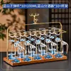 Juego de Copas para Licores de Lujo de Gama Alta para Uso Doméstico con Dispensador de Licores Graduado, Copas de Vino, Jarra de Vino, Vasos de Chupito y Utensilios para Vino