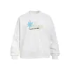 Camiseta Creativa de Manga Larga con Estampado de Letras para Hombre, Tendencia Hip-Hop Americano Casual de Otoño, Suéter Holgado de Cuello Redondo