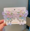 Acessórios de Cabelo Infantis Estilo Antigo, Presilha de Cabelo com Borla Estilo Chinês Hanfu para Bebê, Presilha de Cabelo Fofa de Princesa para Fantasia Antiga de Meninas Venda por Atacado
