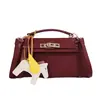 Bolso de mujer de alta calidad 2026 nueva moda bolso cruzado versátil bolso de mano exquisito súper popular bolso Kelly bolso cuadrado pequeño