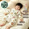 Saco de Dormir Aegtesol para Bebê em Algodão Puro, Manga Removível, Pernas Separadas, Universal para Todas as Estações, Colcha Anti-Chute para Crianças, Macacão de Bebê para Primavera e Verão