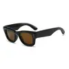 Gafas de Sol Estilo Jennie, Montura Gruesa, Gafas de Sol de Montura Cuadrada Grande, Gafas de Sol Anti-UV, Forma Cóncava para Hombres y Mujeres