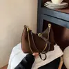 Bolso de moda único tipo empanada, bolso de hombro versátil para el día a día, bolso simple casual para el antebrazo de gran capacidad
