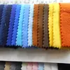 280g 190g Baja Elasticidad Doble Cepillado Polar Simple Ecológico Color Puro Terciopelo Tejido Forro Cálido para Ropa de Casa