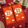 Nuevo Diseño Creativo de Sobre Rojo de Luna Llena para Niños, Divertidos Sobres Rojos Estampados en Oro de Dibujos Animados para el Cumpleaños número 100 del Bebé