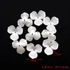 Tampas de Flor de Pérola Artificial Perfuradas em ABS, Pétalas de Flor de Plástico, para Pulseiras, Colares e Acessórios de Roupa Feitos à Mão DIY