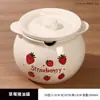 Linda Jarra de Cerámica para Manteca con Tapa, Cuchara y Colador, Gran Capacidad, Cocina Doméstica, Resistente a Altas Temperaturas, Tarro de Almacenamiento