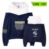 Suministro transfronterizo de Amazon caricatura ropa japonesa otoño e invierno sexy hombros descubiertos falso dos piezas sudadera con capucha suéter ropa de mujer