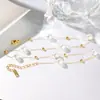 Colar de pérola estrela egípcia de verão colar de aço titânio não desbota temperamento super fada colar atacado de fábrica em estoque atacado