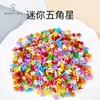 Mini Color Plástico Botones Mixtos Niños DIY Hecho a Mano Pegar Pintura Bolsita de Materiales para Botones Botón para Cardigan Ropa