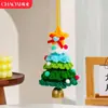 Enfeites de Árvore de Natal de Tricô Mais Vendidos no Exterior, Decorações de Natal Criativas de Crochê e Enfeites de Natal Festivos