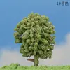 Mesa de arena modelo árbol musgo decoración micro paisajismo fondo árbol falso simulación modelo paisajismo árbol bola árbol de Navidad árbol falso