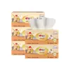 Papel toalha Xinxiangyin Capivara co-branded 4 camadas espessado, 320 folhas, 5 pacotes, feito de polpa de madeira natural, sem perfume, frete e entrega grátis