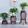 Nuevo estante de flores de múltiples capas para plantas verdes, nuevo estante de almacenamiento de pie estilo chino antiguo para sala de estar, balcón, interior