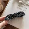 Pinza de Plátano con Lazo Floral Estilo Francés para Principios de Primavera, Coleta Alta o Moño, Accesorio para el Cabello para un Look Elegante y Voluminoso