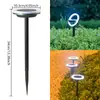 Lâmpada de Gramado Solar à Prova d'Água para Exterior Lâmpada de Paisagismo para Pátio Lâmpada de Chão Decorativa para Jardim Villa Layout Pátio Pequeno Rural