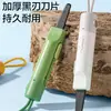 Abrecajas Magnético Newse Multifuncional Retráctil Diseño Dentado Cúter para Cajas con Cordón Cuchillo de Doble Cara para Abrir Paquetes