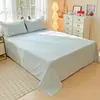 Sábana Bajera de Algodón de Fibra Larga de Xinjiang, Sábana Ajustable, Pieza Única, Algodón Puro, Todo Algodón, Individual, Doble, Dormitorio Estudiantil, Funda Nórdica, Funda de Almohada, Juego de Tres Piezas