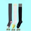 Meias de compressão acima do joelho para mulheres, finas de verão, secagem rápida, para corrida, modelagem das pernas, emagrecimento, fitness, dança, meias juvenis até o meio da panturrilha