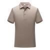 Camisa Polo de Algodão Piquet com Manga Curta para Verão, Uniforme de Negócios com Absorção de Umidade, Logotipo Bordado Personalizado Atacado