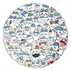 105 Novos Adesivos de Grafite de Desenho Animado para Decorar Geladeiras e Skateboards, Adesivos Personalizados DIY, Venda por Atacado do Fabricante