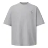 Nanxia Verano Retro Americano Casual Versátil Camiseta de Manga Corta Moda Unisex Top Marca de Tendencia