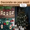 24 piezas de etiquetas de madera sin terminar, colgantes DIY hechos a mano, de madera en blanco, para regalo, marcapáginas, etiqueta de viruta de madera