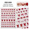 Pegatina para Uñas de Lazo de Color Sólido Adhesivo Plano Versátil Lazo DIY Pegatina para Uñas Joyería Dh999