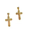Colar com pingente de cruz vintage de diamantes inteiros hip-hop europeu e americano, corrente de clavícula doce e cool personalizada de comércio exterior transfronteiriço, direto do fabricante