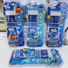 Set de Papelería Snoopy con Lápiz con Borrador, Sacapuntas, Portalápices, Set de Papelería, Regalo para Estudiante