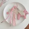Chaveiro de Couro de Desenho Anjo Cavalo Pequeno Fita de Renda Pingente de Chave de Carro Encanto Fofo de Cavalo Alado para Bolsa Venda por Atacado