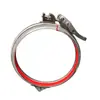 Abrazadera para Conducto de Aire de Acero Inoxidable 304 Abrazadera Rápida Galvanizada Brida Tubería Abrazadera para Tubería Bolsa Fija Abrazadera Fuerte Ajustable