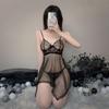 Lingerie Sexy, Camisola Sexy de Renda, Pijamas, Uniforme Sexy Tentação, Pijamas Transparentes de Renda Tamanho Grande, Camisola, Europeu e Americano