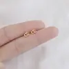 Pendientes de Plata de Ley 925 Estilo Nuevo Primavera Verano Pequeños Celebridad de Internet Douyin Más Vendidos Pendiente Simple Moderno Estudiante Mujer Noche