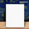 Marco de madera maciza para pintura al óleo, marco de pintura de lino de algodón puro, marco interior en blanco para pintura al óleo, tablero de dibujo para niños, material de pintura con textura pintada a mano, marco de madera