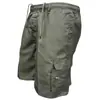 Comercio Exterior Transfronterizo Amazon Aliexpress Verano Pantalones Cortos de Trabajo para Hombre Ropa Holgada para Hombre Bolsillo Grande Casual Pantalones de Cinco Puntos
