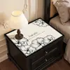 Mesa de Cabeceira do Quarto Protetor Leve Luxo Alta Qualidade Toalha de Mesa Impermeável Resistente a Manchas Mesa Mat à Prova de Poeira Sem Lavagem Mat Especial Novo