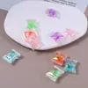 Cuentas de Color Arcoíris Semitransparentes de Caramelo Artificial con Agujero Recto Materiales para Joyería DIY Hecho a Mano Accesorios para el Cabello Accesorios para Cadena de Teléfono Móvil Venta al por Mayor