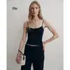 Camisola de Punto de Lana Minimalista en Rebaja para Mujer, Top Cómodo de Manga Corta sin Mangas y Ajustado