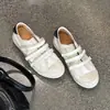 Zapatos Blancos de Velcro Nuevos Primavera 2026 Zapatos Casuales Planos para Mujer Zapatos Versátiles de Moda para Mujer Zapatos de Mujer con Punta Redonda