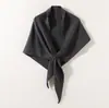 Bufanda Cálida de Cuello Nueva de Otoño e Invierno Transfronteriza, Chal de Punto Moderno y Versátil, Bufanda Triangular Grande Cruzada para Mujer