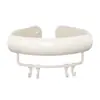 Estante de Baño Blanco Crema, Almacenamiento de Pared sin Taladro para Inodoro, Ducha, Lavabo y Lavamanos, Organizador Triangular